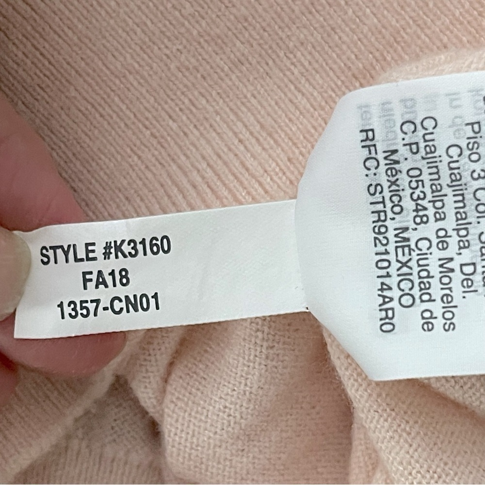 J.Crew Cotton-wool blend sweater in Mauve Pink preppy minimalist - Picture 7 of 9